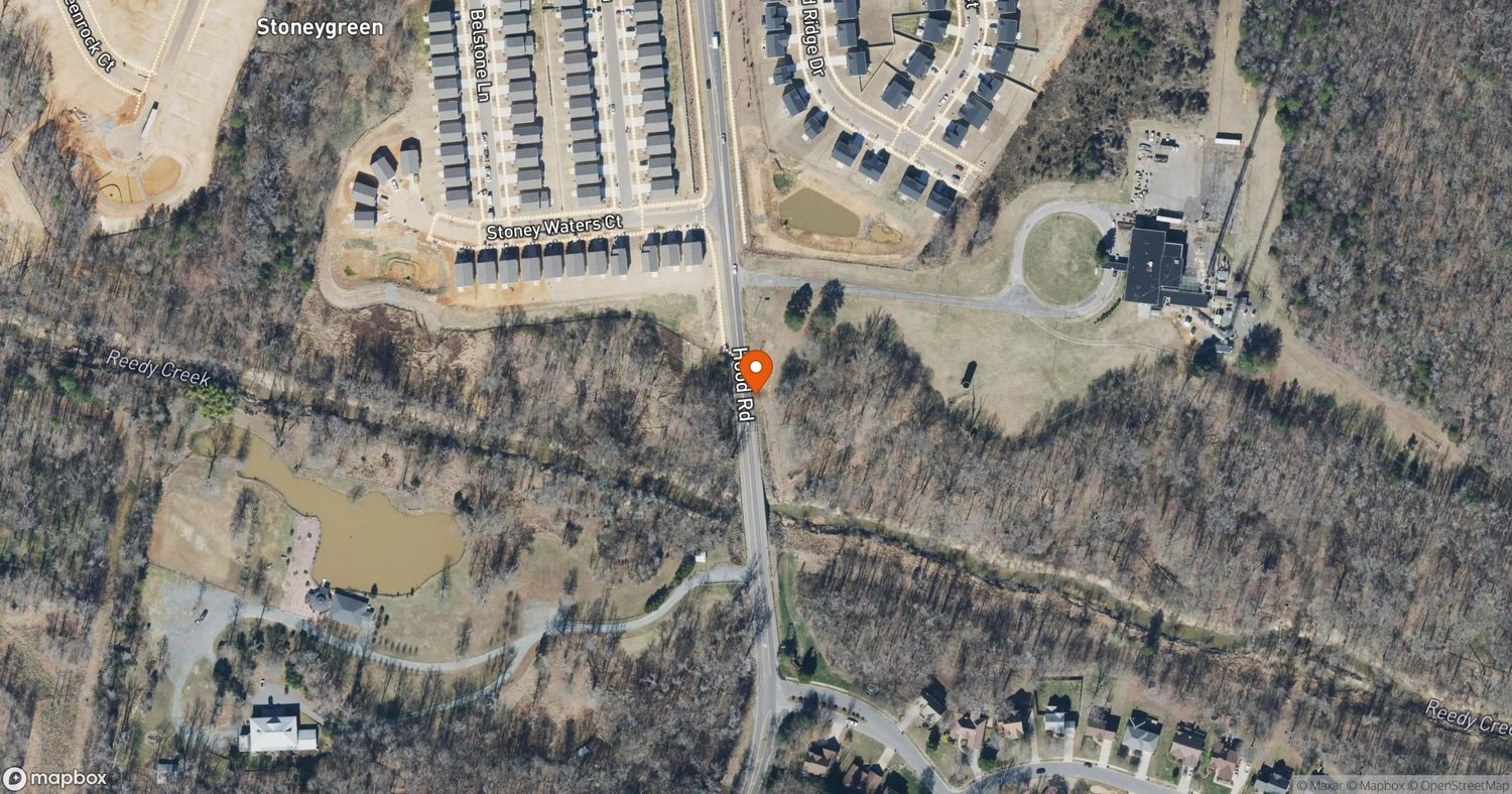 Site of American Tower East Charlotte Hood Road Data Center at 8036 Hood Road, Charlotte, NC 28215