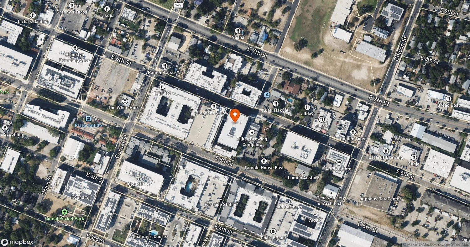 Site of Culure Space Austin at 1645 E. 6th St Suite 175, Austin, TX