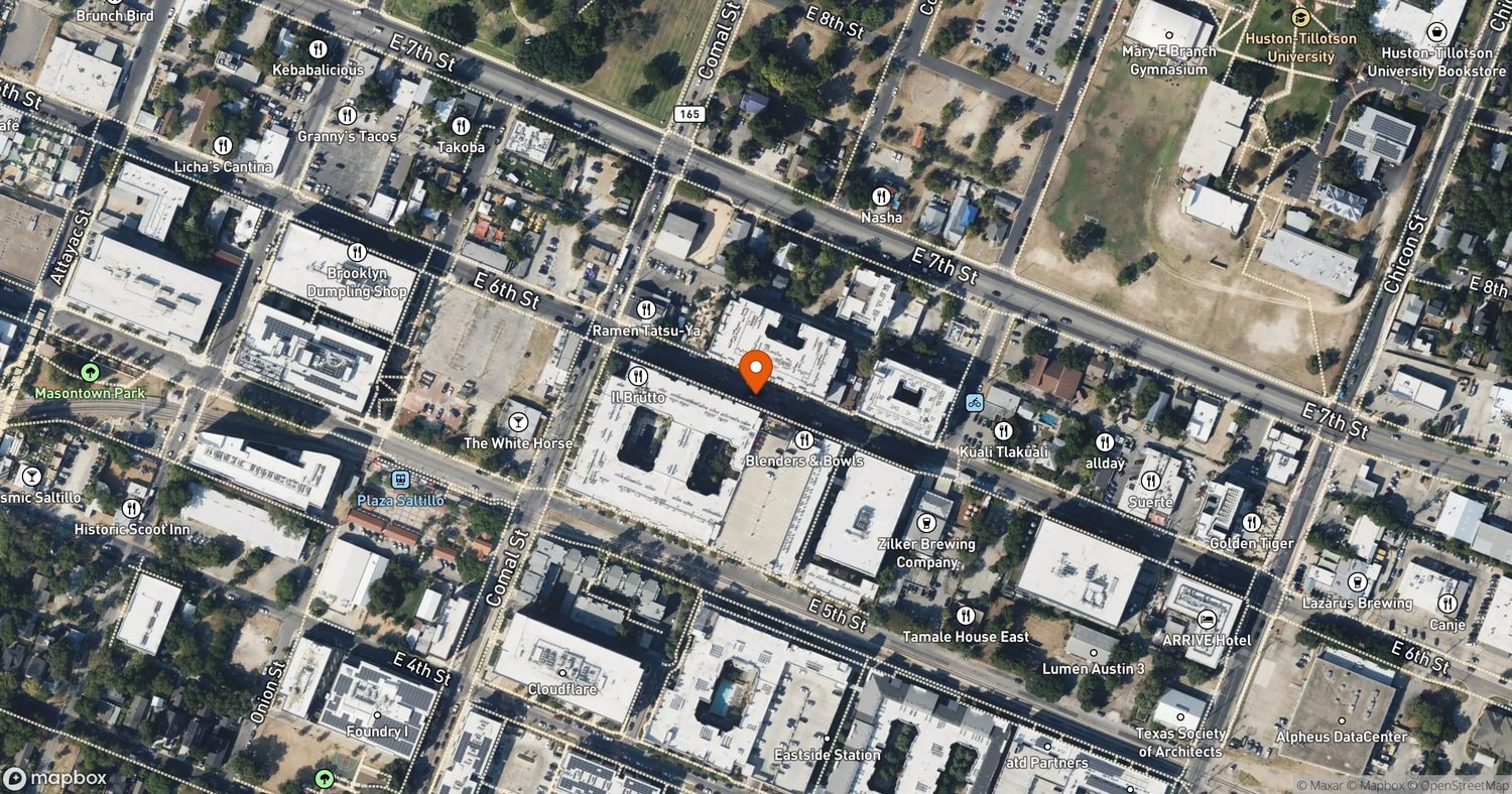 Site of Culure Space Austin at 1645 E. 6th St Suite 175, Austin, TX