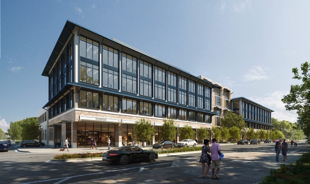Rendering of a proposed mixed-use building along Grand Avenue in West Coconut Grove