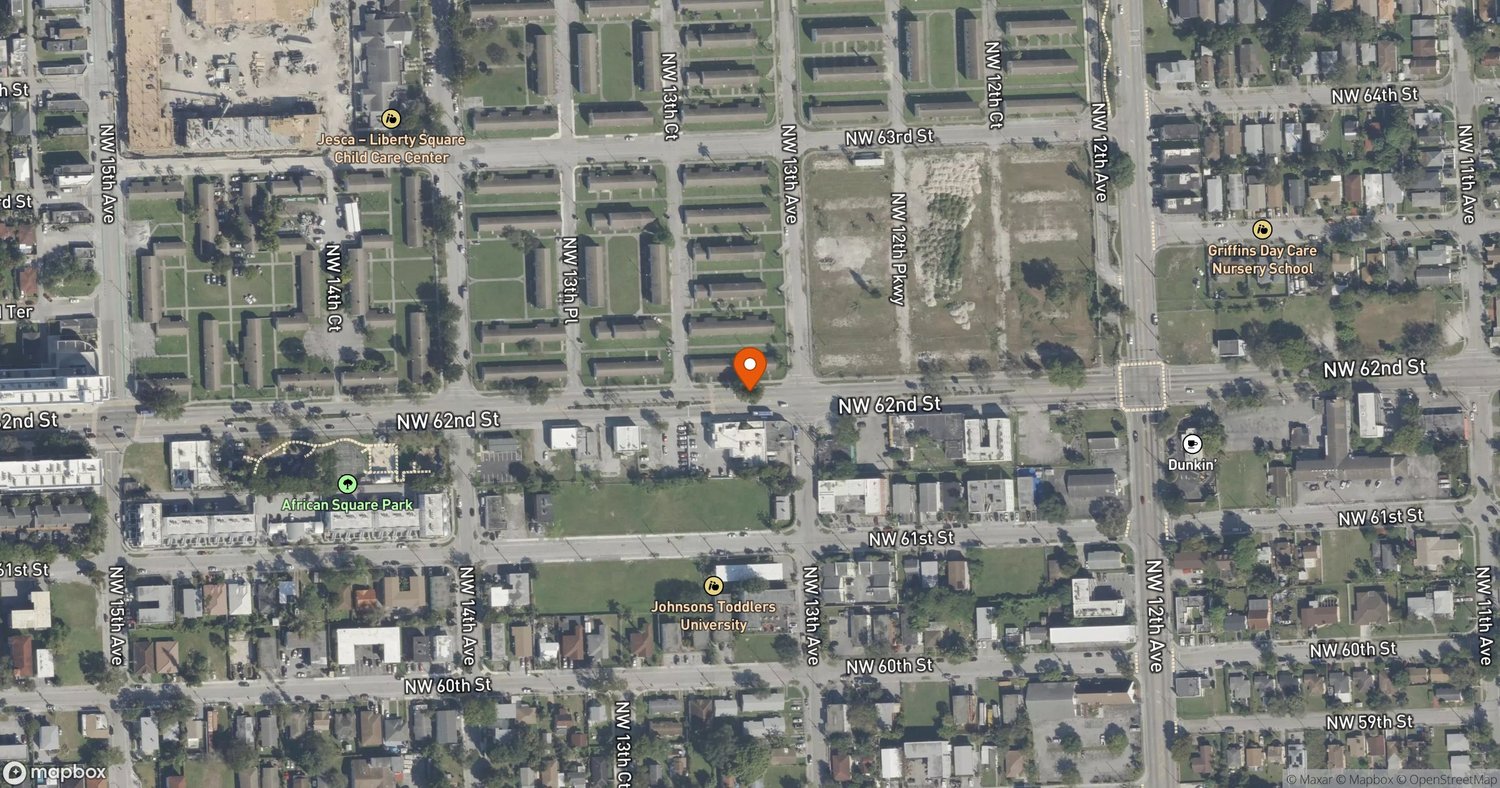 Site of Liberty Square Phase 6 at 1301 NW 62nd Street, Miami, FL 33147