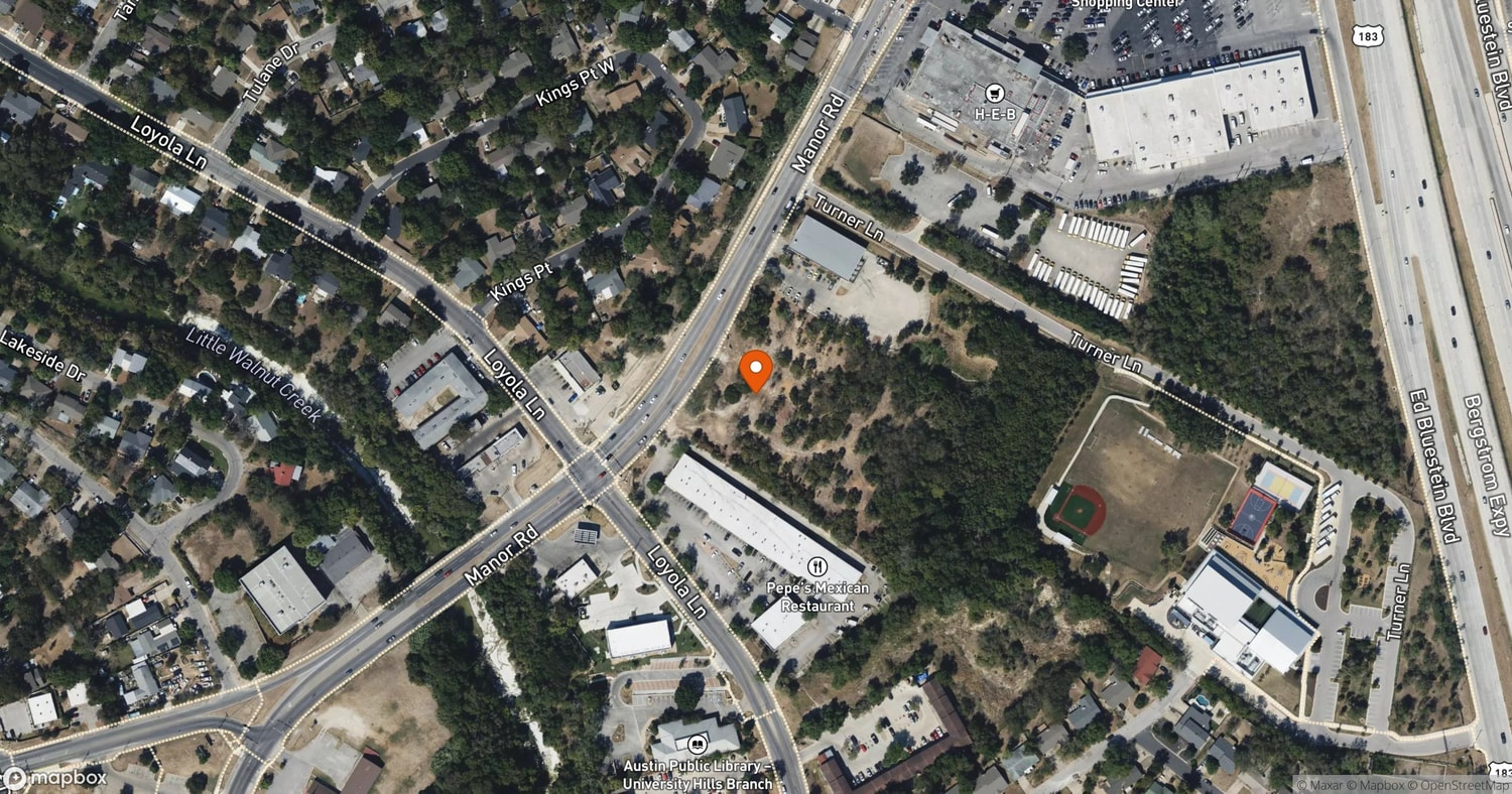 Site of Manor Apartments at 6721 Manor Road, Austin, Texas 78723
