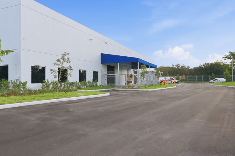 The completed SG Holdings warehouse at 2430 NW 74th Street in Miami-Dade County