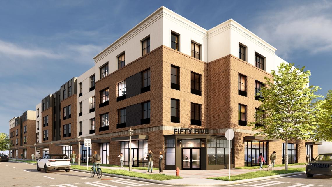 Images: Transit-focused, mixed-use project 'The Fifty-Five ...