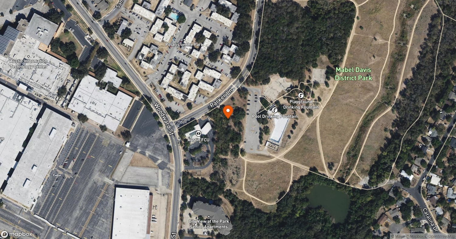 Site of The Roz at 3435 Parker Lane, Austin, TX 78741