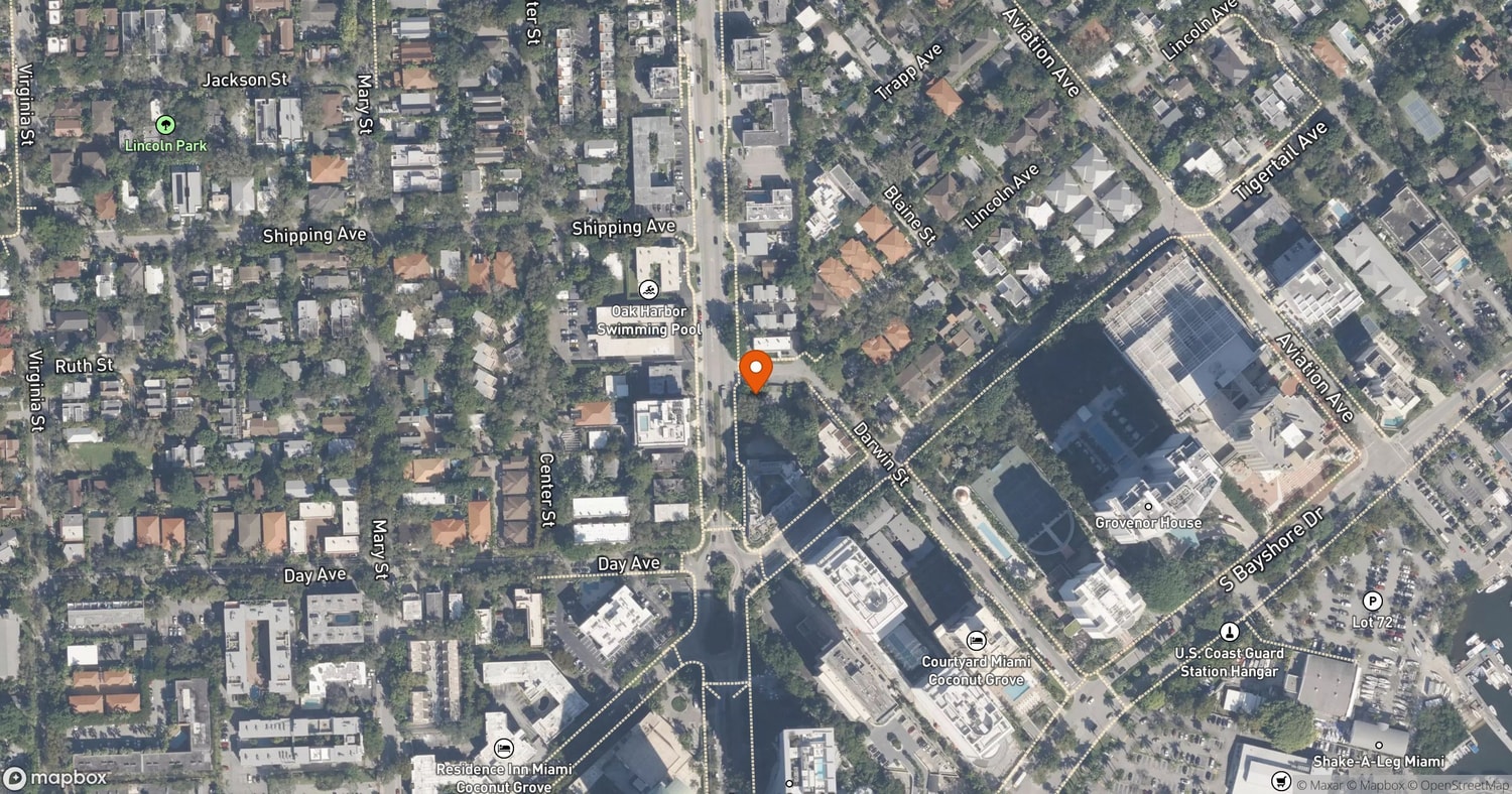 Site of The Lincoln Coconut Grove at 3151 SW 27th Ave, Miami, FL 33133