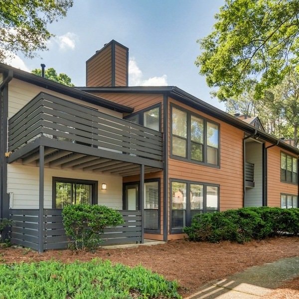 Apartment building at The Bowie, a 350-unit community in Sandy Springs