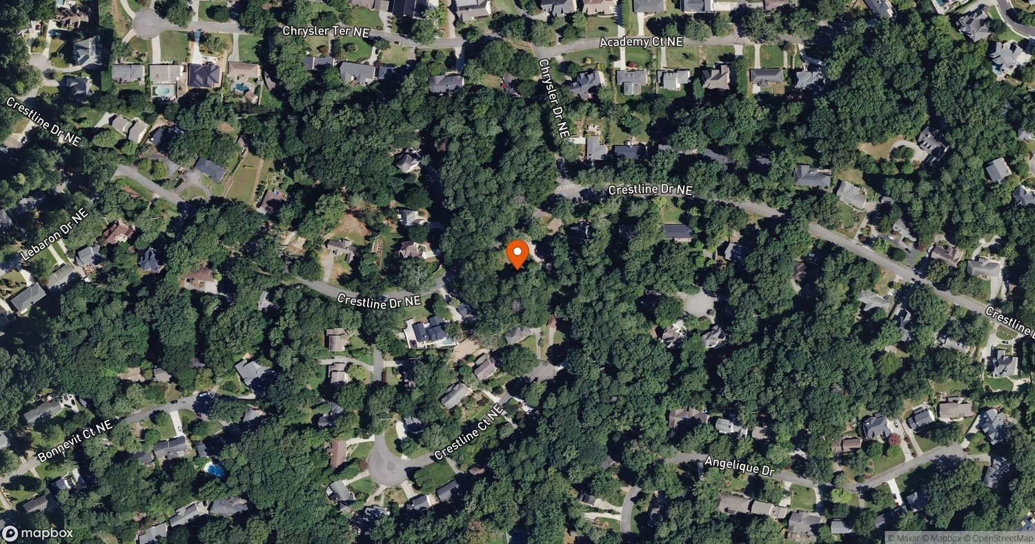 Site of 1692 Crestline Drive at 1692 CRESTLINE DR, DeKalb County, GA