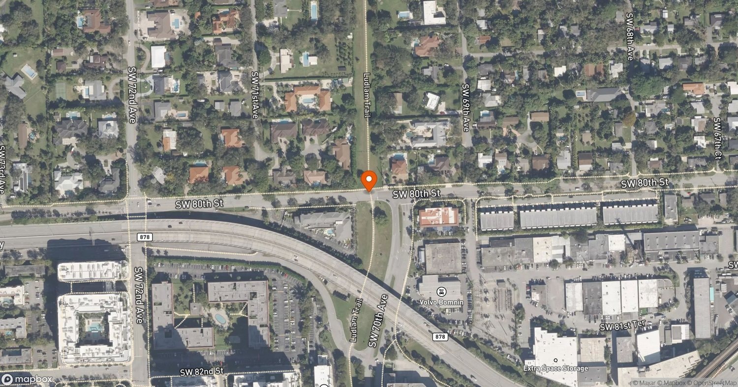 Site of Ludlam Trail at NW 7th St to SW 80th St, Miami-Dade County, FL