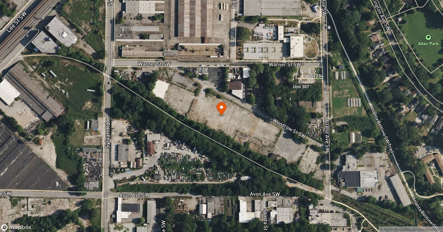 Site of Woodrow House at 840 Woodrow St SW, Atlanta, GA 30310