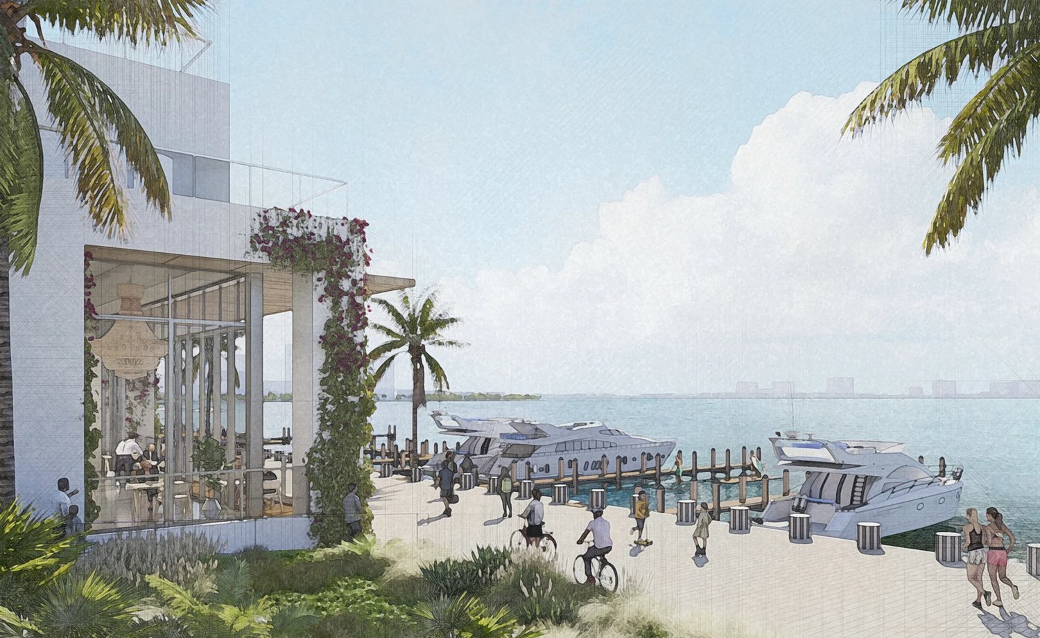 Continuum Unveils Waterfront District After Unanimous Approval in North Bay Village - Florida YIMBY