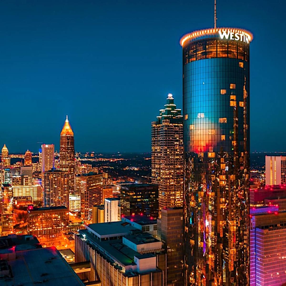 Iconic downtown hotel skyscraper changes hands; renovation coming | Urbanize Atlanta