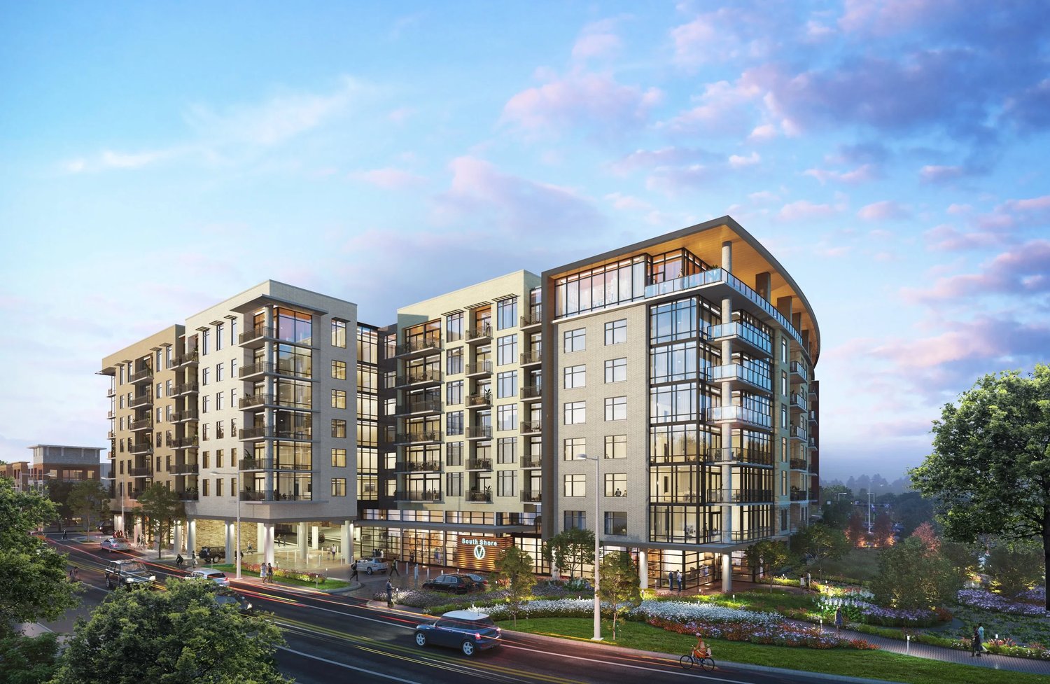 Rendering of the South Shore PUD Addition multifamily development on South Lakeshore Boulevard