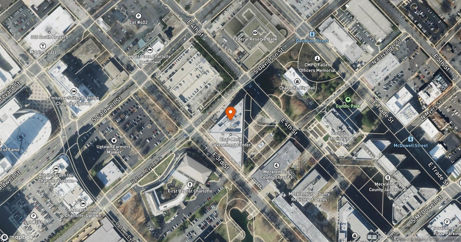 Site of Charlotte Data Center Moratorium Extension at 600 E 4th St, Charlotte, NC 28202