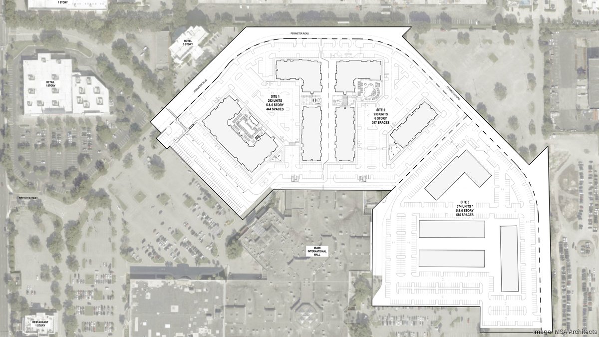 Greystar plans apartments at Miami International Mall - South Florida Business Journal