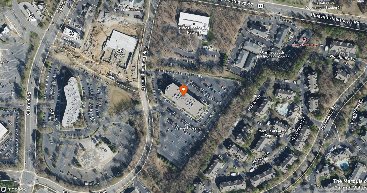 Site of Carmel Commons Apartments and Townhomes at 11440 Carmel Commons Blvd, Charlotte, NC 28226