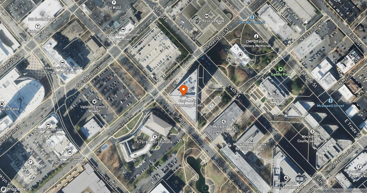Site of Charlotte Data Center Moratorium Extension (600 E. Fourth St) at 600 E. Fourth St, Charlotte, NC 28202