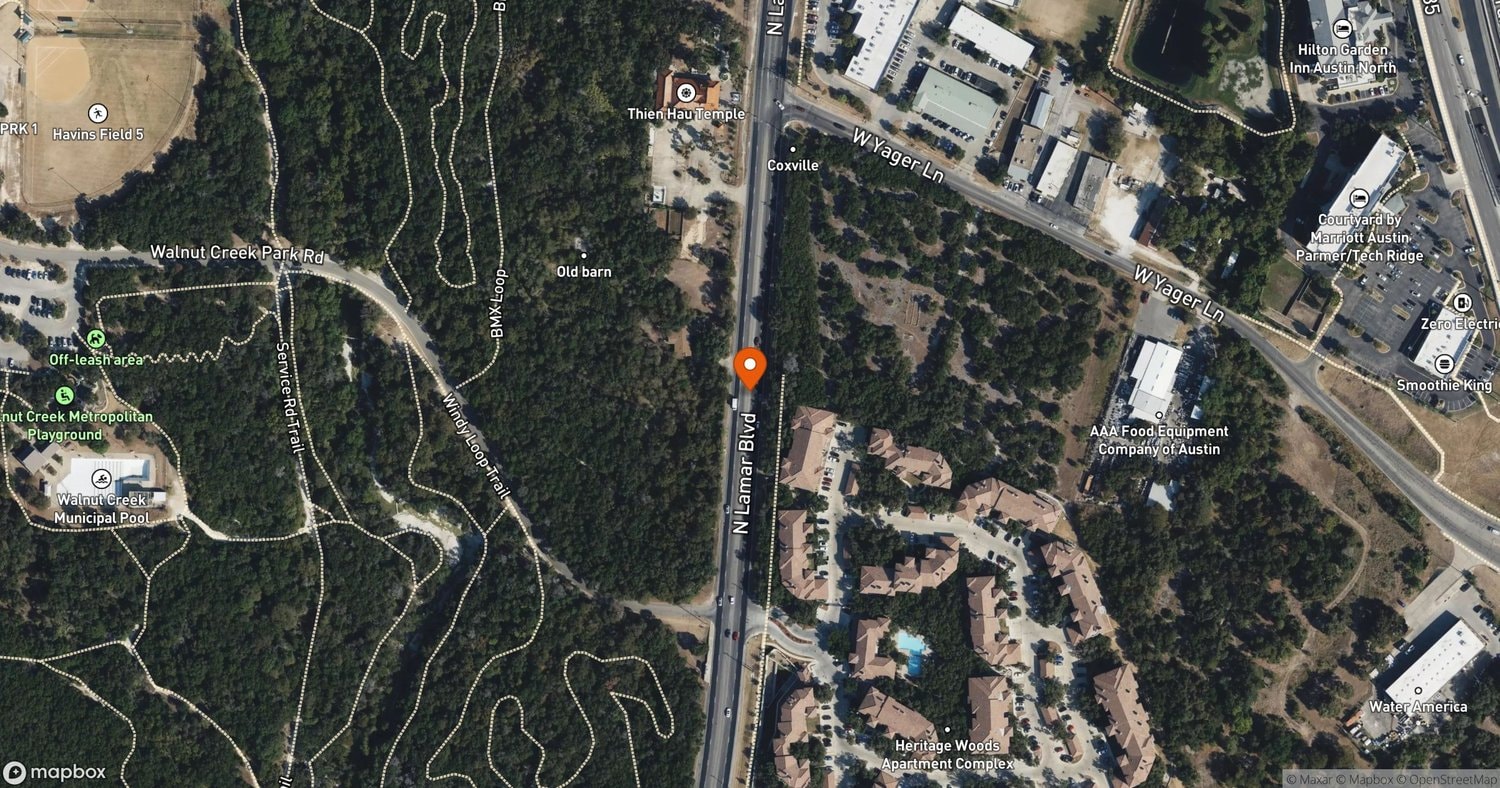 Site of 545-Unit Mixed-Use Project on North Lamar at 8605-8613 North Lamar Boulevard, Austin, TX 78753