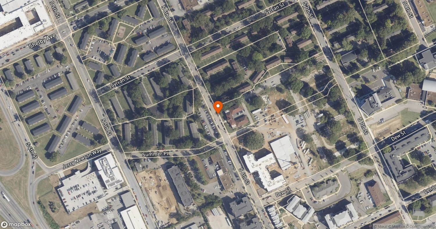 Site of MDHA TIF and Affordable Housing Pipeline at 701 S. Sixth St., Nashville, TN