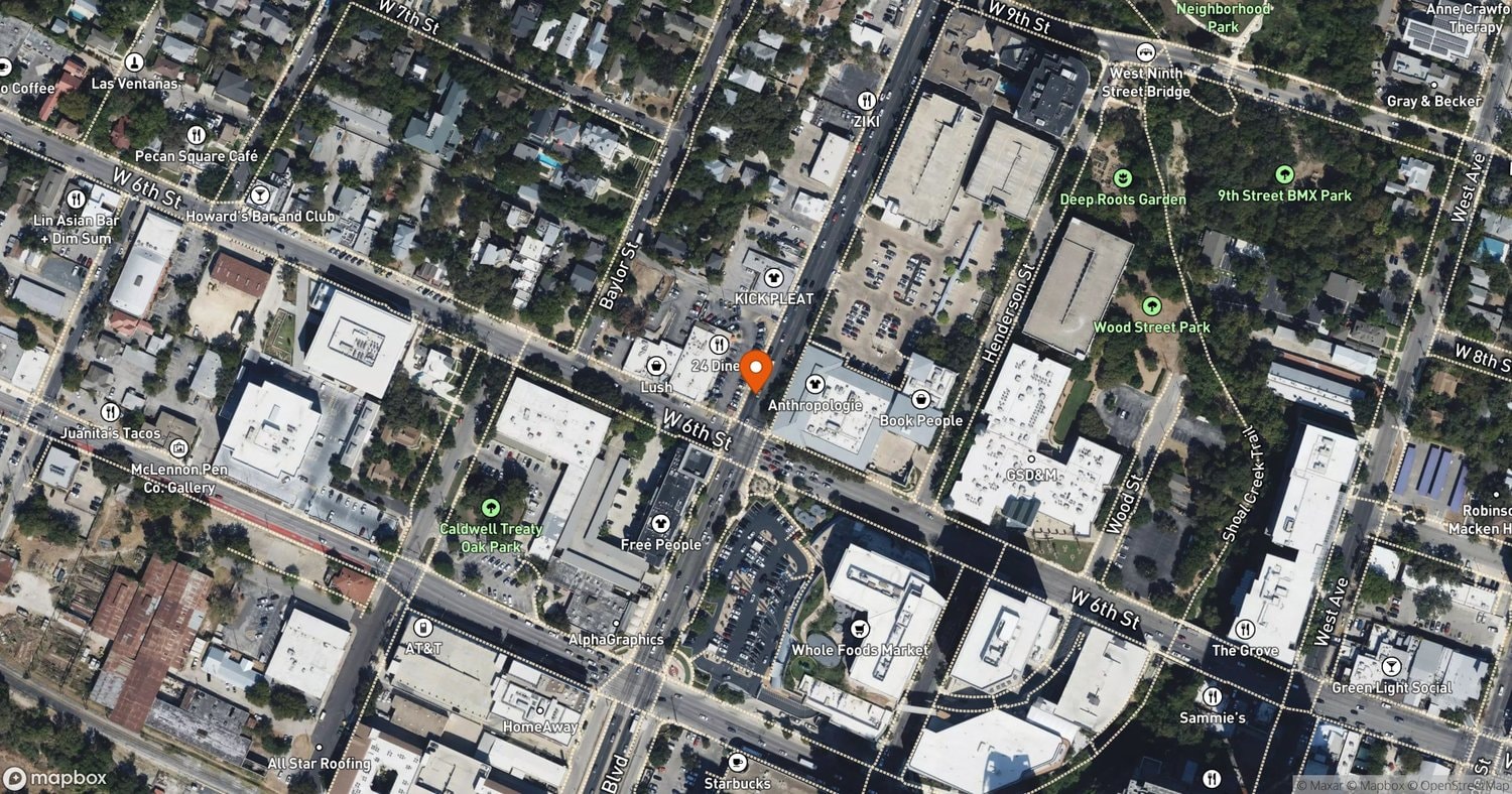 Site of TileBar Austin, TX Tenant Improvement at 624 N. Lamar Blvd., Austin, TX