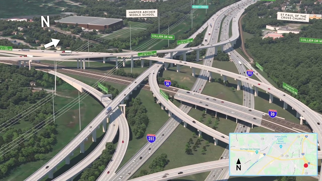 I-285 I-20 West Interchange