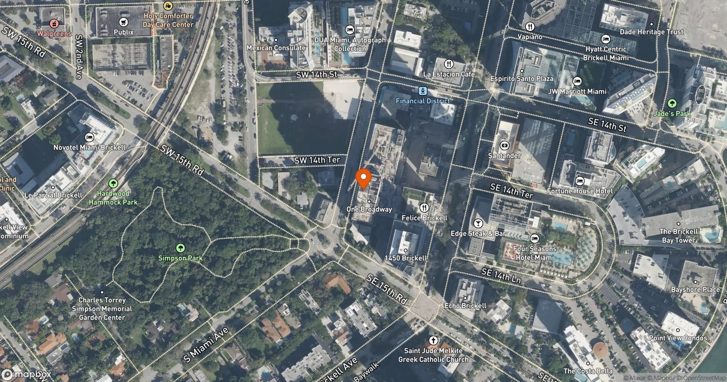 Site of Little Havana Upzoning (T6-8 Rezoning Proposal) at SW 7th Street corridor, Miami, FL