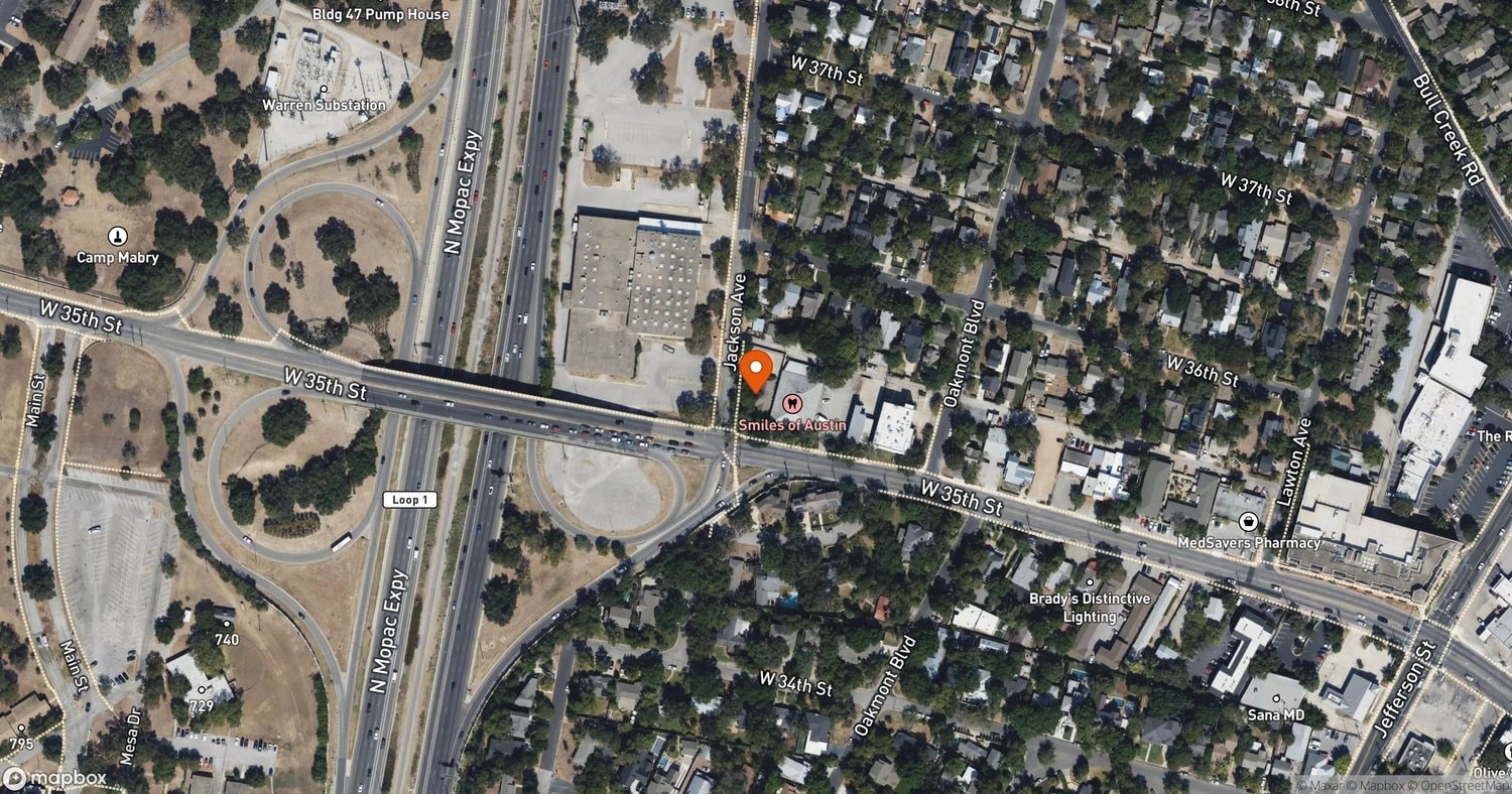 Site of Pearl Events HQ at 1912 W 35th St, Austin, TX