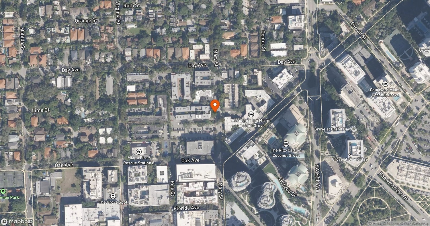 Site of El-Ad Coconut Grove Assemblage (The Grove at 3250 Mary & 3265 Virginia Street) at 3250 Mary Street, Miami, FL 33133