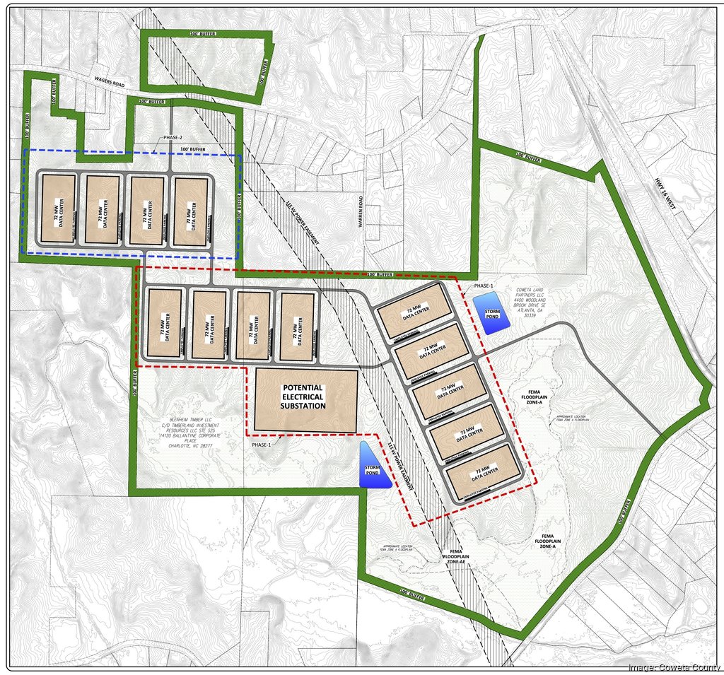 Prologis agrees to buy site of data center project in Coweta from Atlas Development - Atlanta Business Chronicle