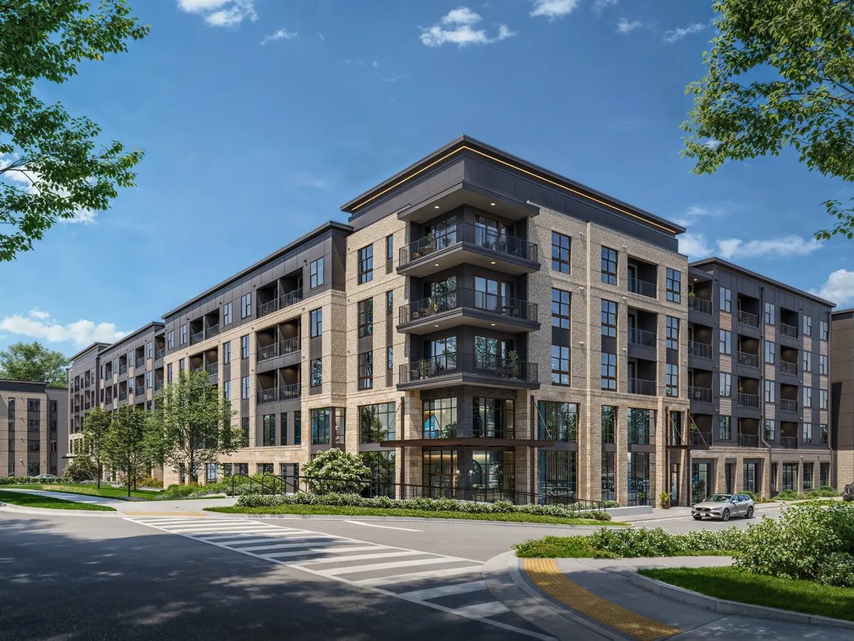 Rendering of the Caldwell multifamily development at 35 Glenlake Parkway NE in Sandy Springs